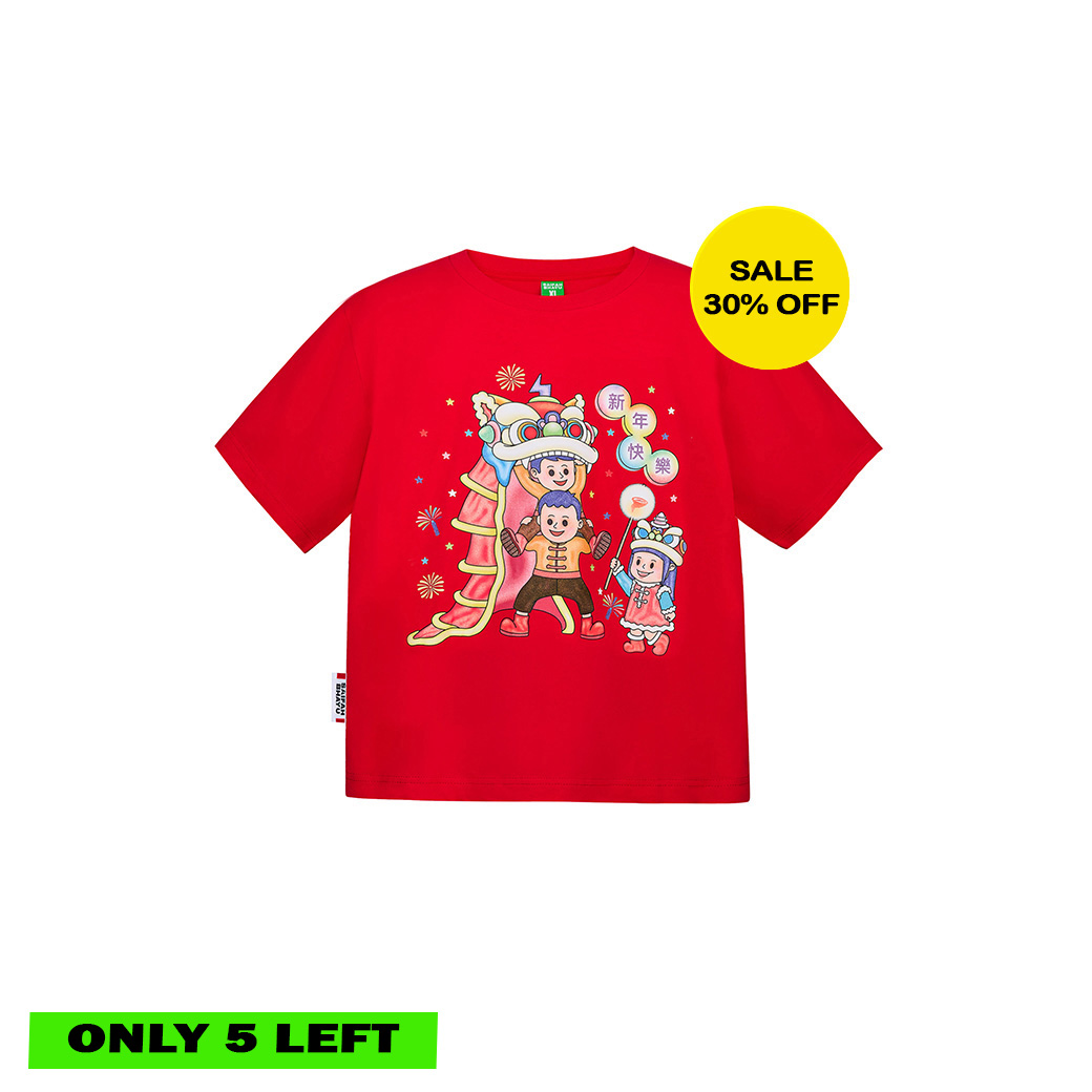 (DROP 3) HAPPY LION DANCE TEE (KIDS)