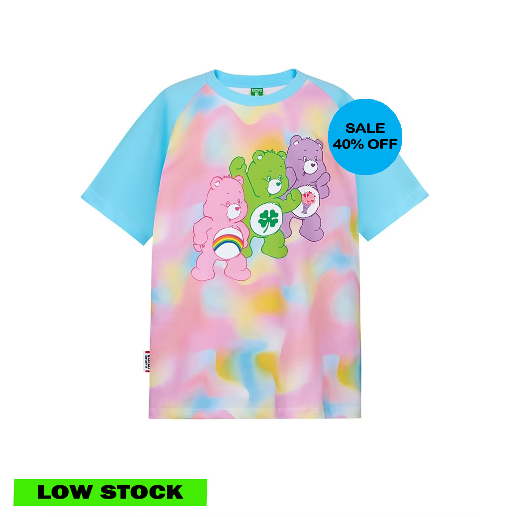 MILKY BEAR PLANET RAGLAN TEE (ADULTS)