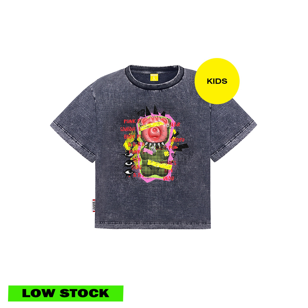 (DROP 2) BLIND PUNK BEAR T-SHIRT (KIDS) (SIZE 12-24M. - M พร้อมส่ง/ L-XXL พร้อมส่ง 29 ก.ค.)