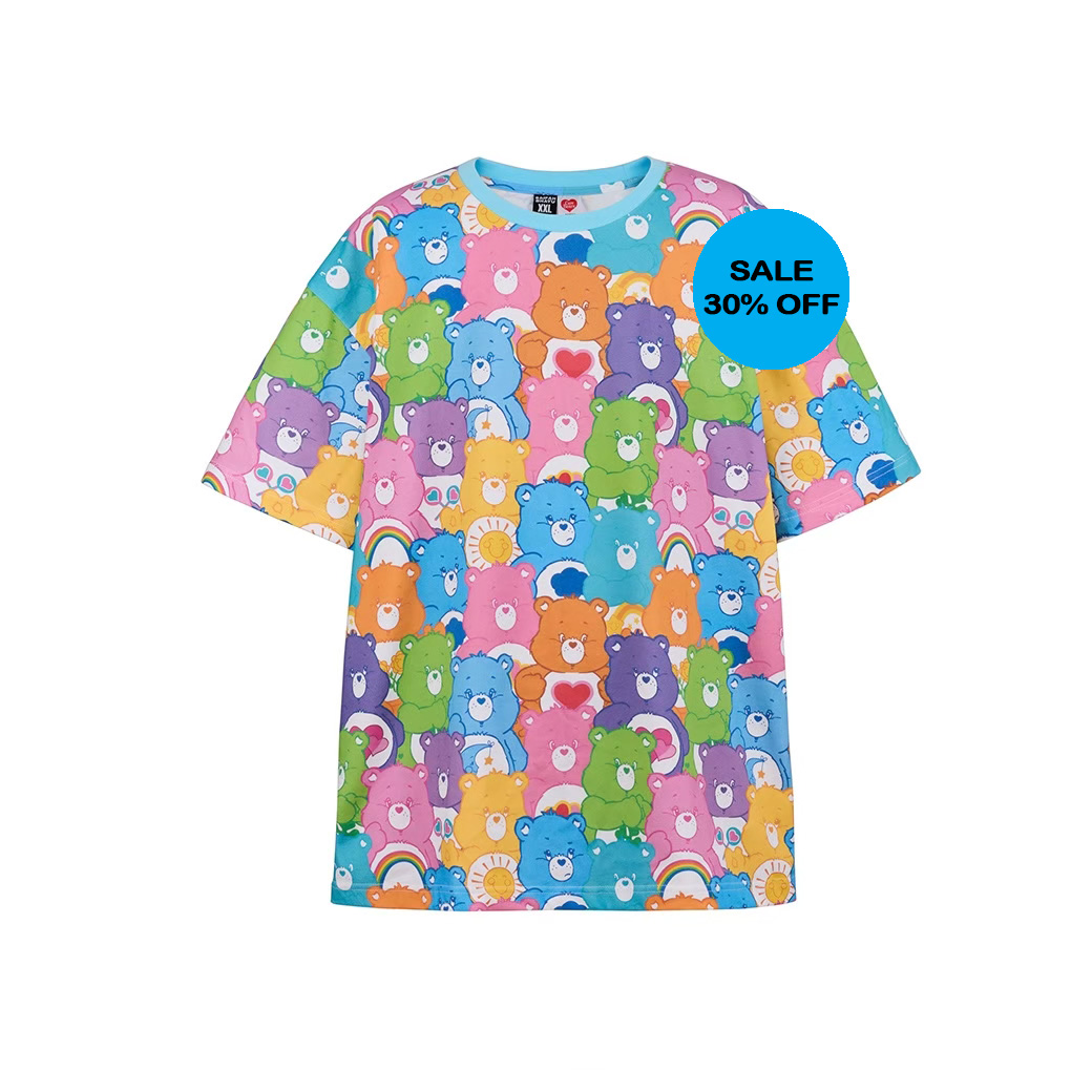 AWESOME CARE BEARS T-SHIRT (ADULTS)