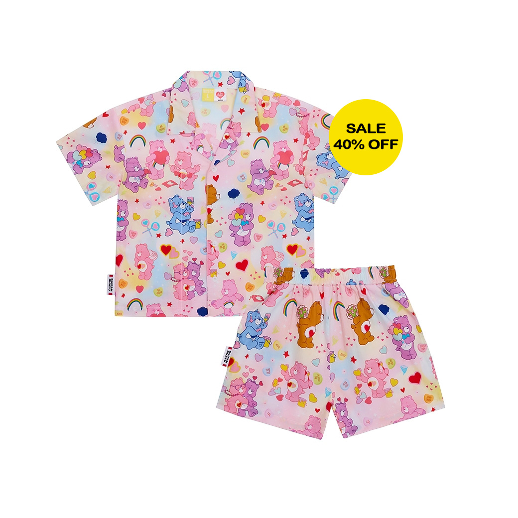 MILKY BEAR PLANET SHIRT SET (KIDS)